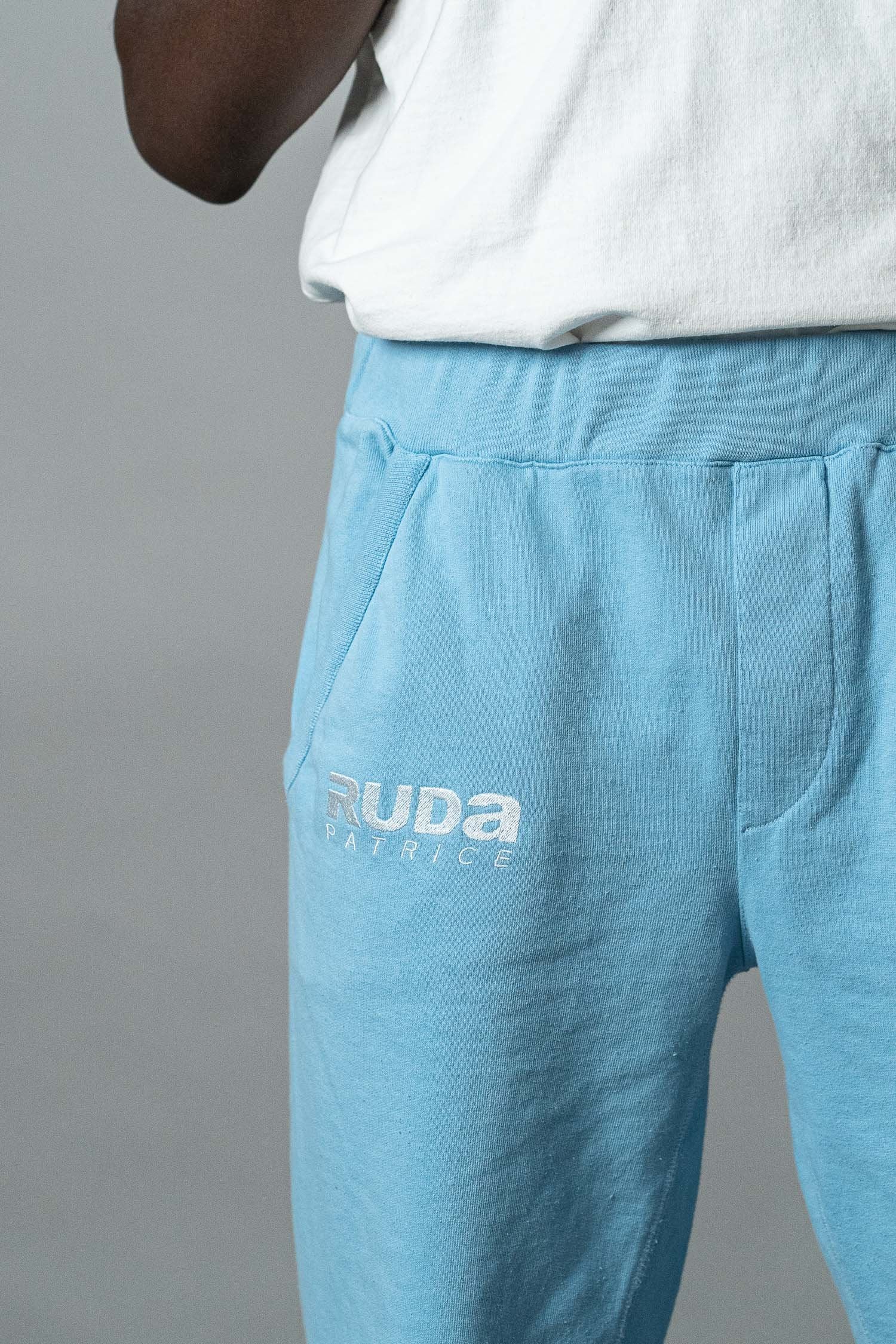 Fast Logo Pant - Dusty Blue