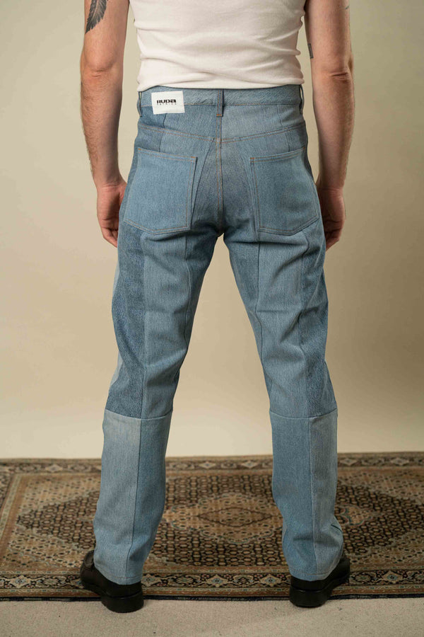 Upcycled Denim Jeans L #34