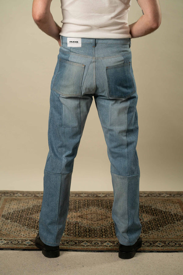 Upcycled Denim Jeans L #39