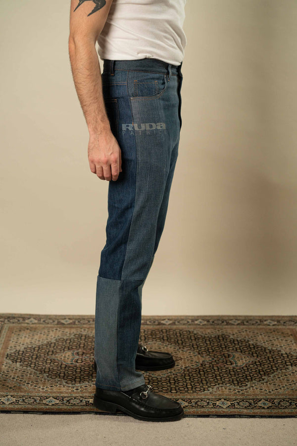 Upcycled Denim Jeans M #20