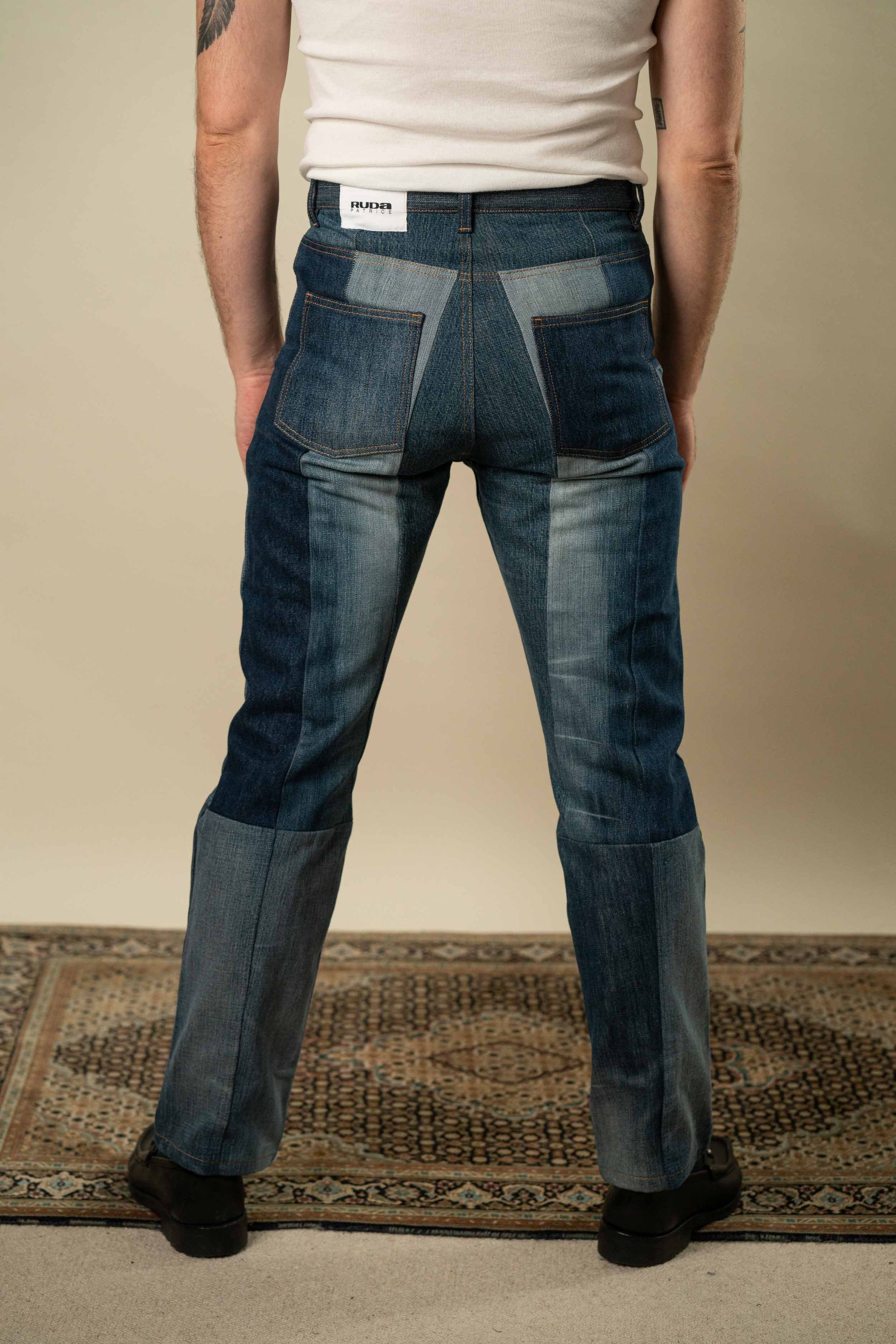 Upcycled Denim Jeans M #20