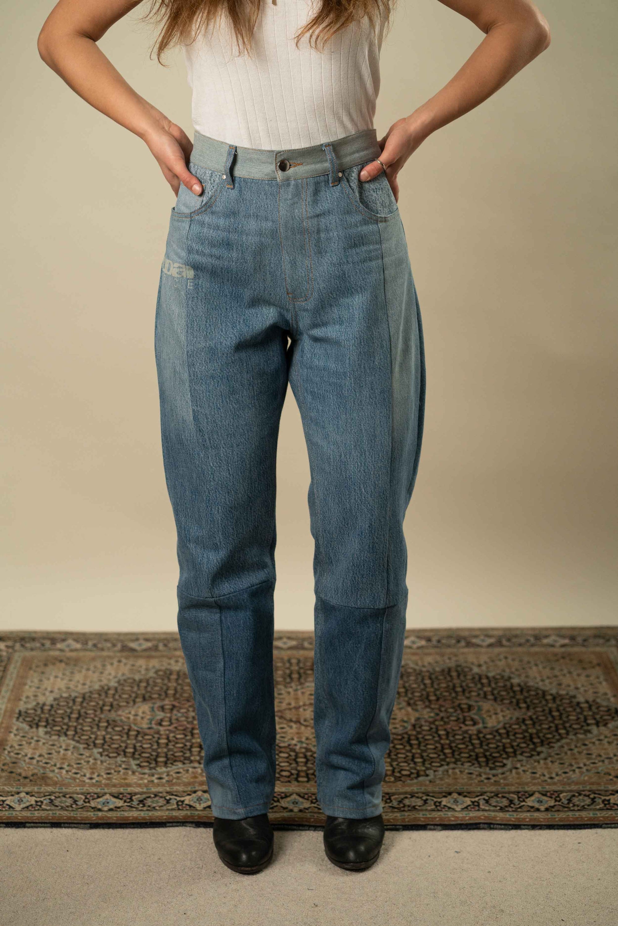 Upcycled Denim Jeans M #21