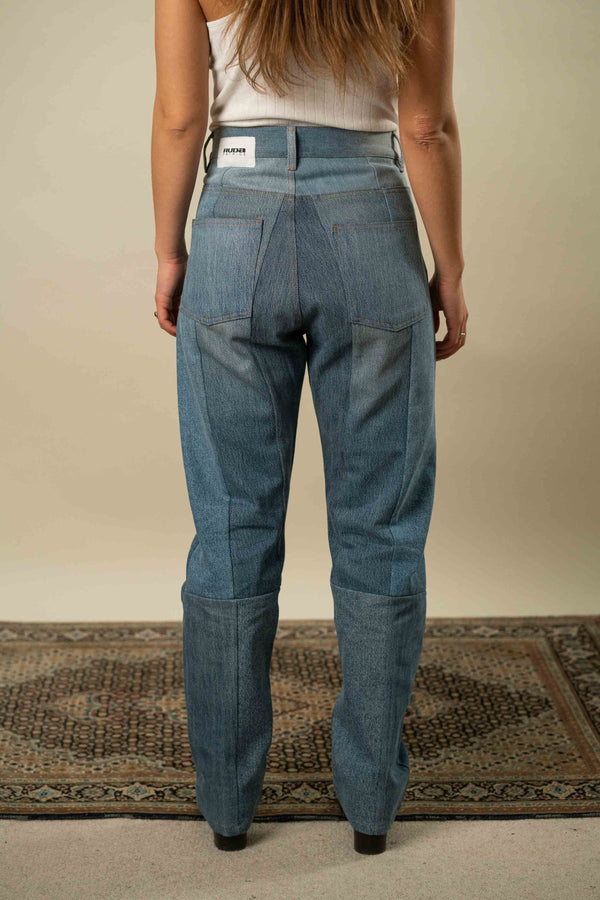 Upcycled Denim Jeans M #21