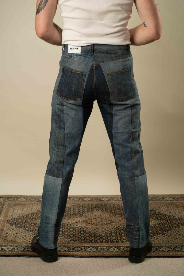 Upcycled Denim Jeans M #23