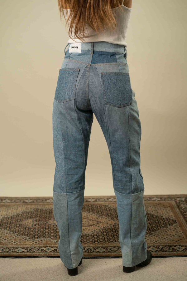 Upcycled Denim Jeans M #24