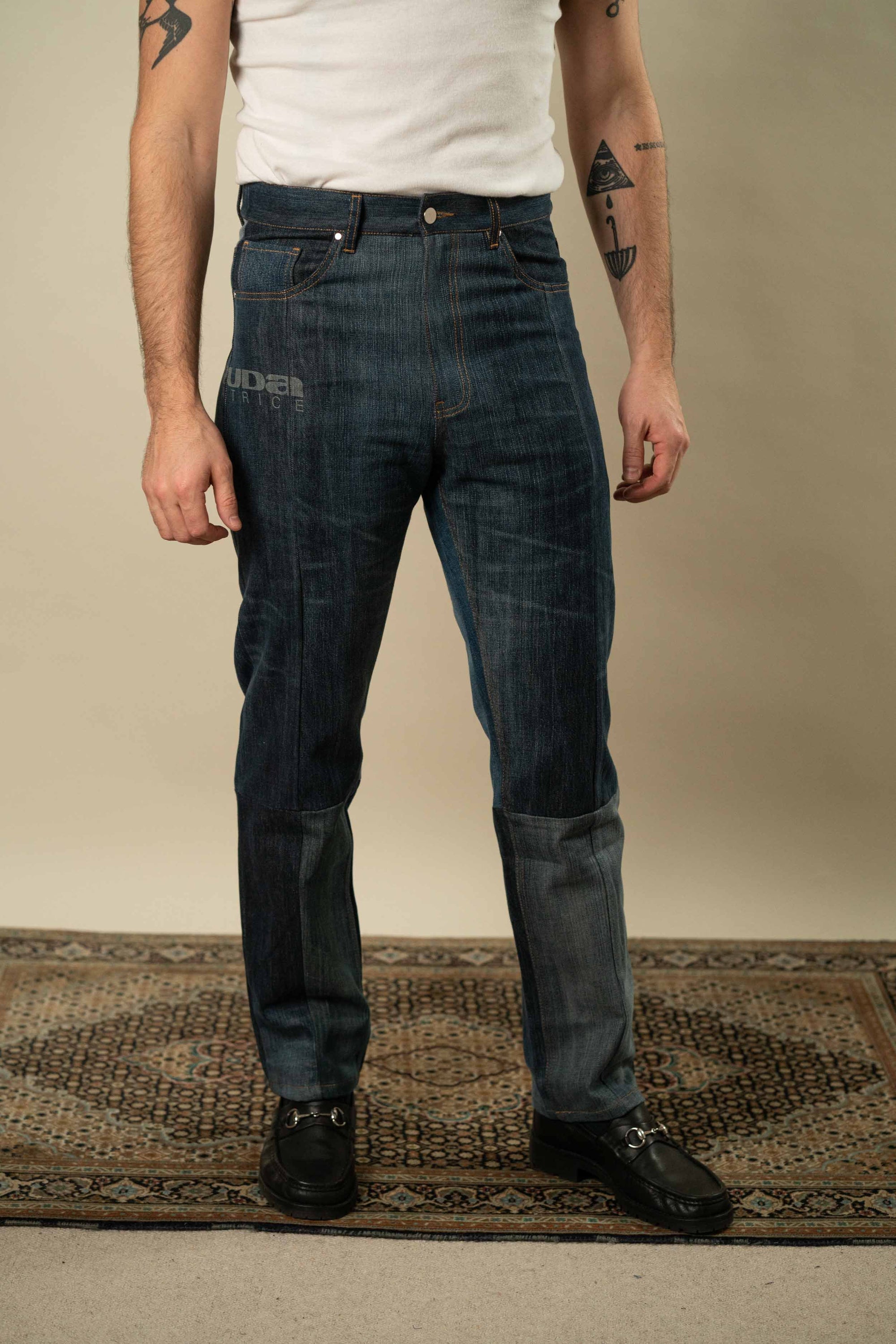 Upcycled Denim Jeans M #26