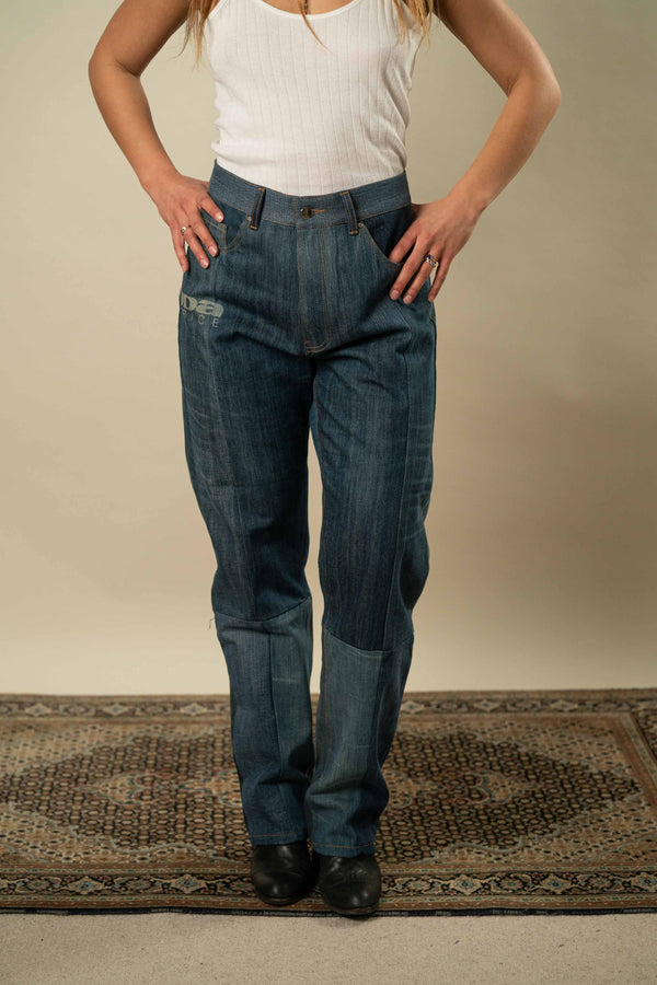 Upcycled Denim Jeans M #28