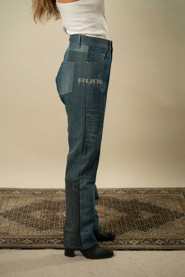 Upcycled Denim Jeans M #28