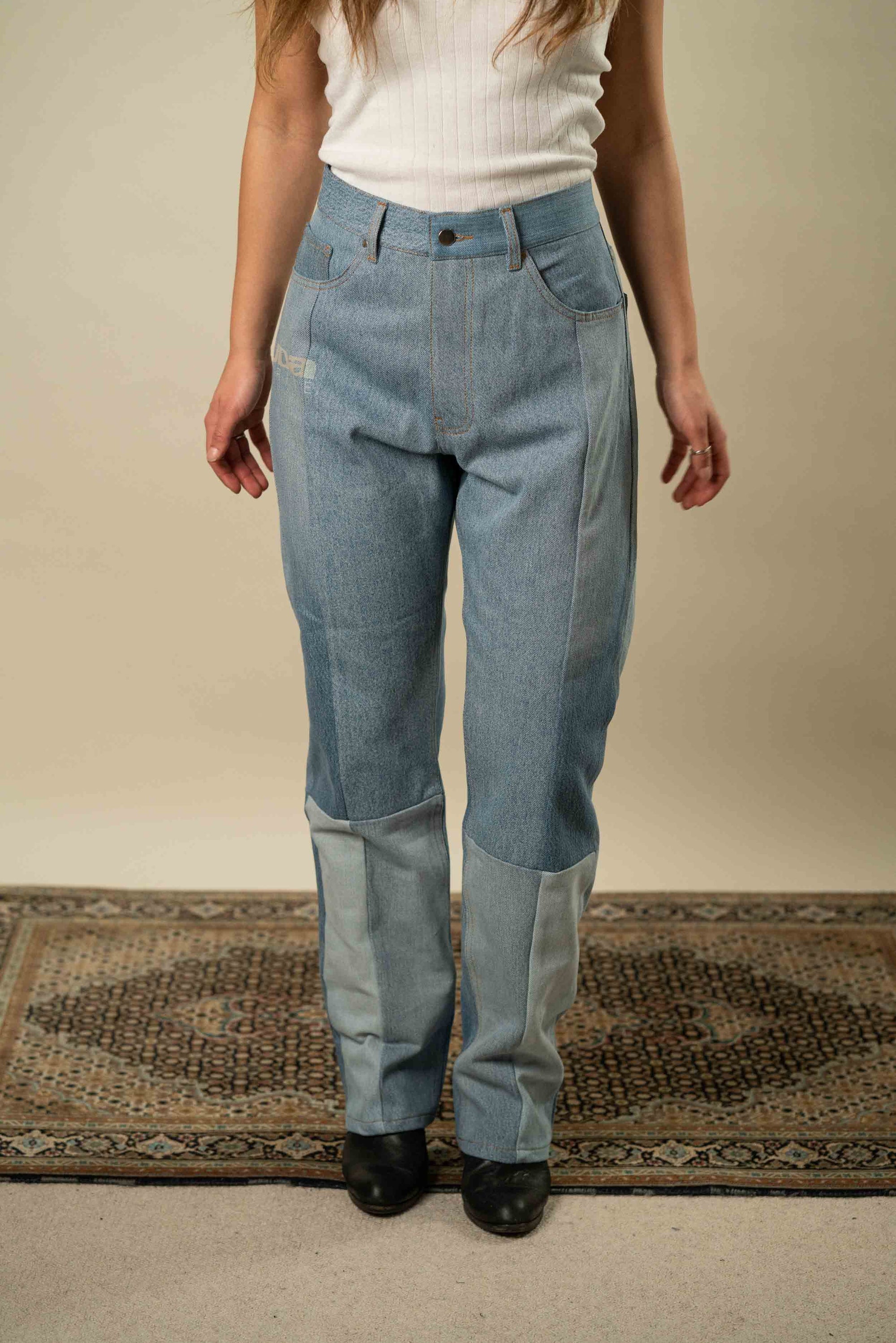 Upcycled Denim Jeans M #29