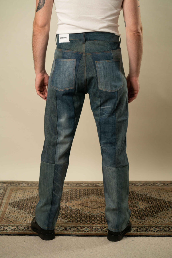 Upcycled Denim Jeans XL #46