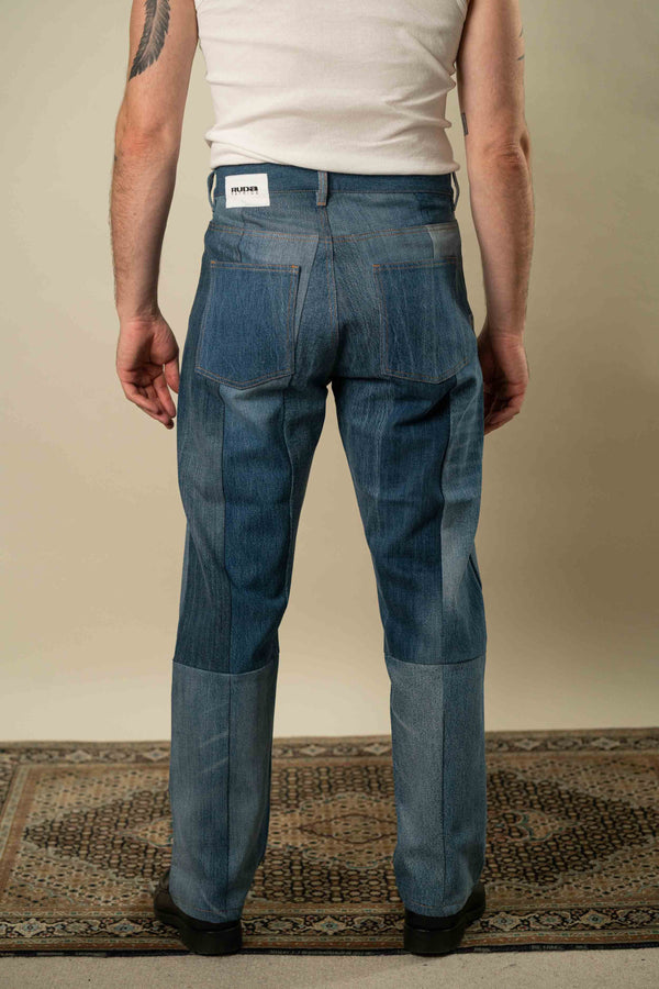 Upcycled Denim Jeans XL #49