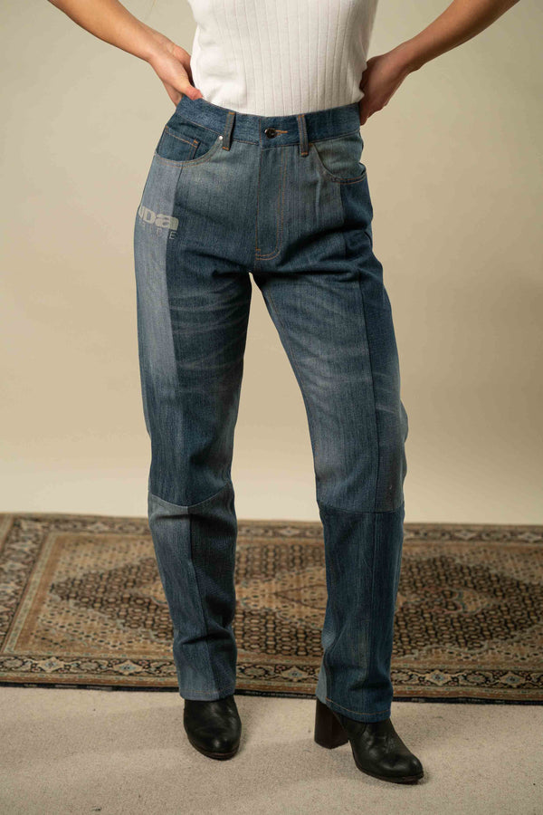 Upcycled Denim Jeans S #8