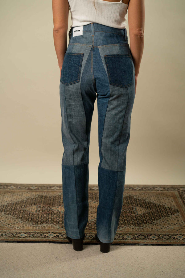 Upcycled Denim Jeans S #10