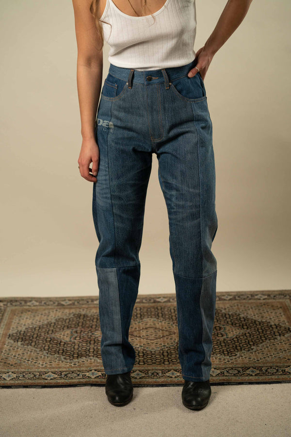 Upcycled Denim Jeans S #14